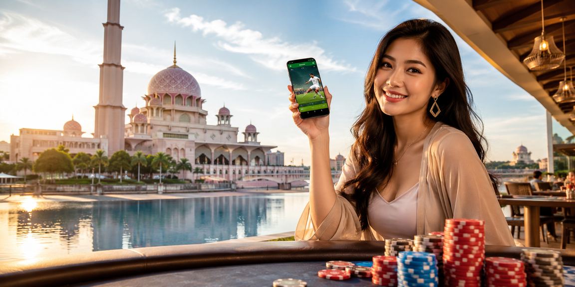 Pengguna 16e di Putrajaya mengakses platform taruhan sukan melalui telefon pintar